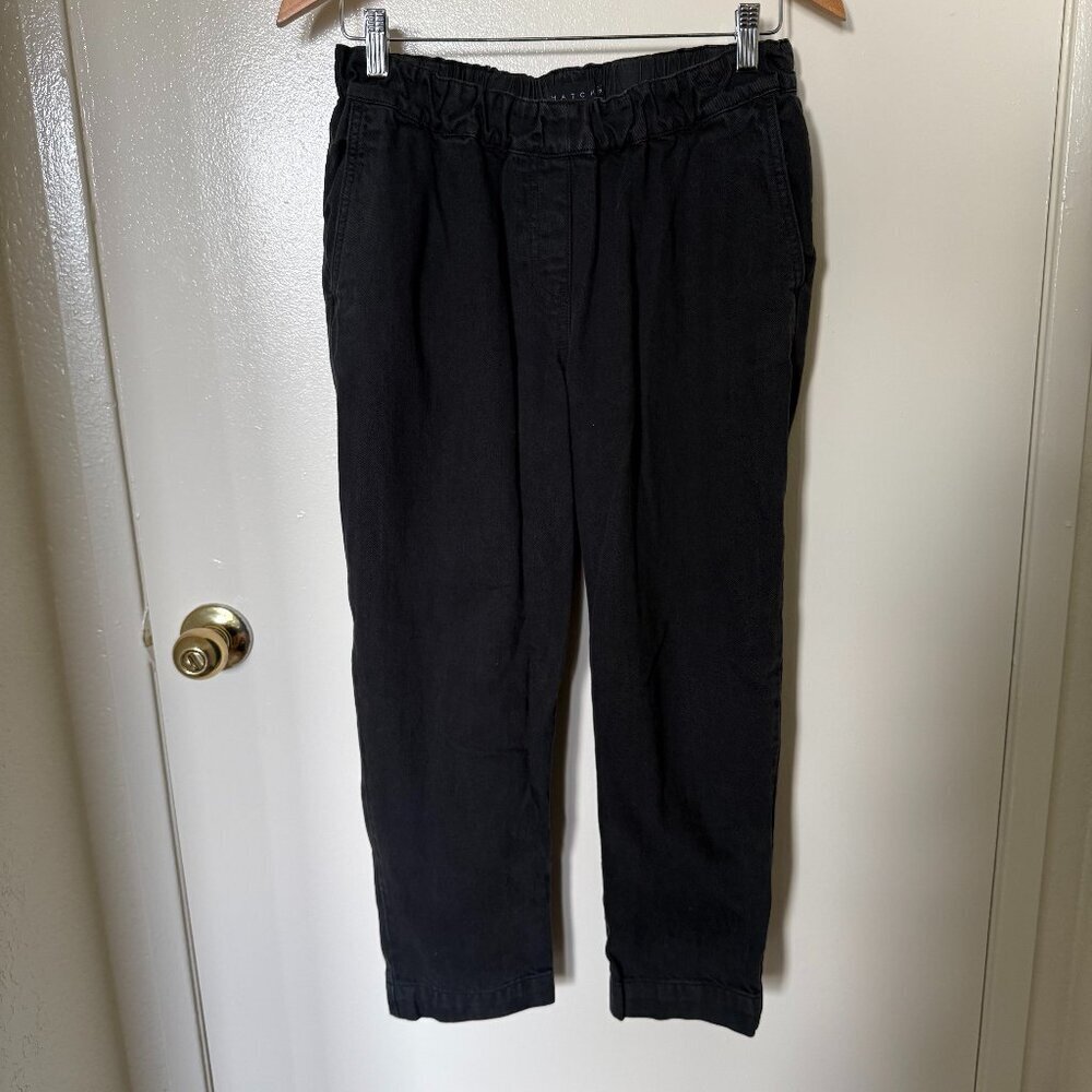 Hatch Black Maternity Pull On Crop Pants 2 / M​​